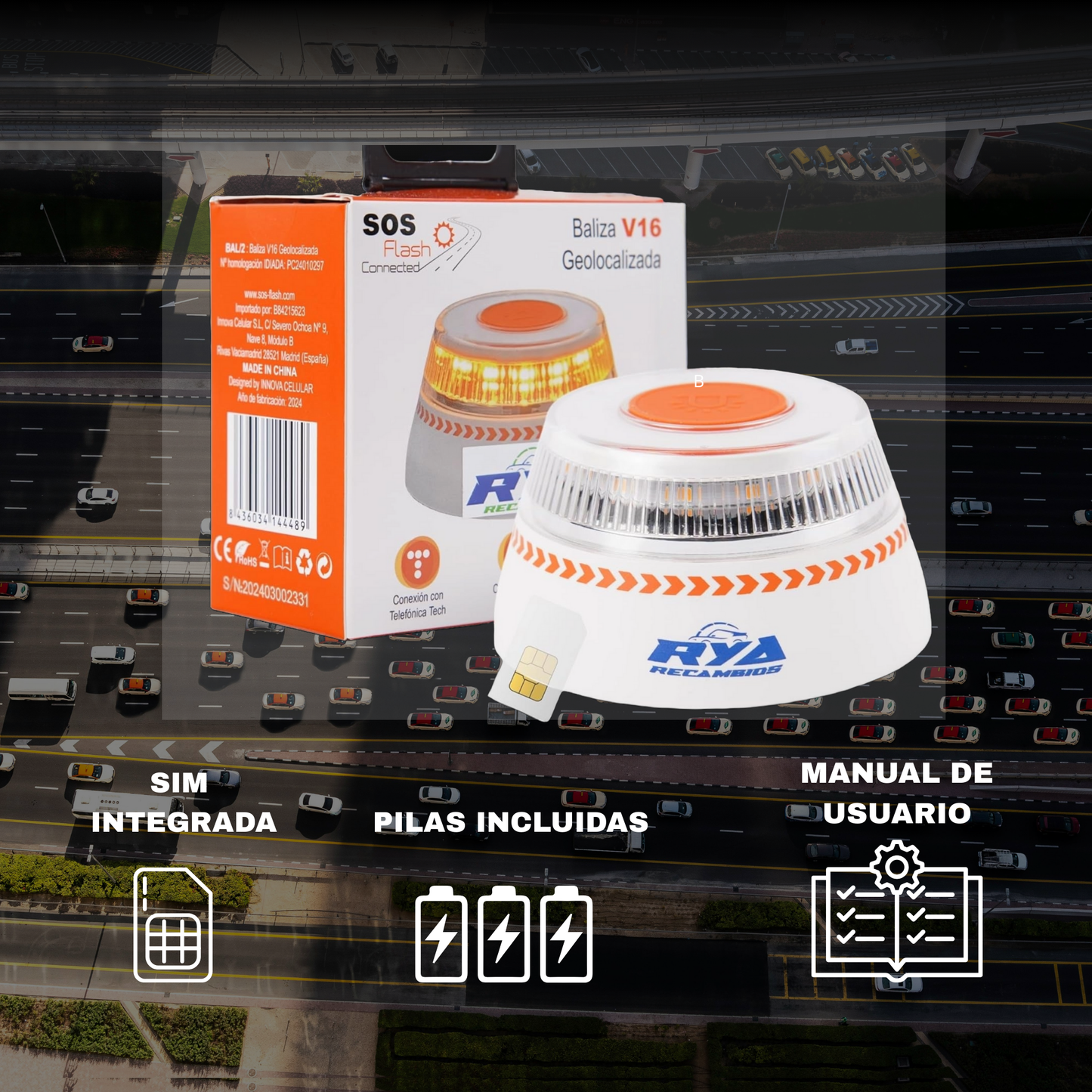 Luz de Emergencia V16.